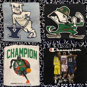 4 champion crewnecks